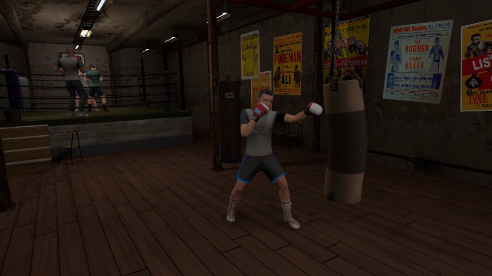 image showing boxers working out in the gym.